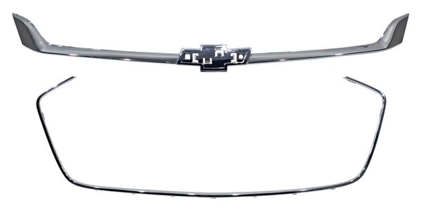 MOLDURA CHEVROLET PARRILLA ONIX 2020-2025 CROM INFERIOR / SUPERIOR JGO 2 PZS 5662 260703 TYG
