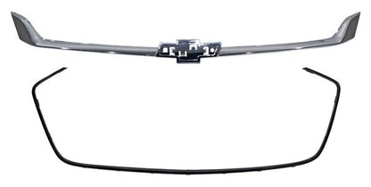 MOLDURA CHEVROLET PARRILLA ONIX 2020-2025 NEGRA INFERIOR / CROM SUPERIOR JGO 2 PZS 5662 260703 TYG