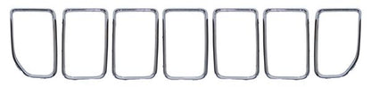 MOLDURA JEEP PARRILLA GRAND CHEROKEE 2022-2024 CROM 7 PZAS TYG
