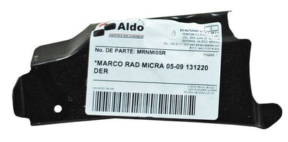 MARCO RADIADOR DERECHO NISSAN MICRA 2005-2007 LAT TYG