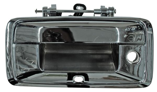 MANIJA CON HOYO CROMADA PLÁSTICO CHEVROLET TAPA CAJA CHEVROLET PICKUP / GMC PU 2014-2015 P / LLAVE P / CAMARA TYG