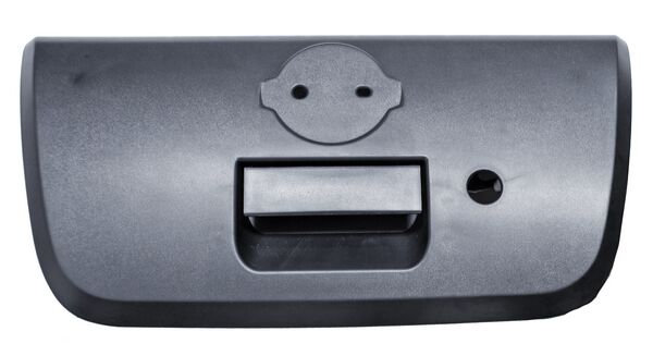 MANIJA SIN EMBLEMA CON HOYO NEGRA PLÁSTICO NISSAN TAPA CAJA FRONTIER 2001-2004 COMPLETA P / LLAVE 346U TYG