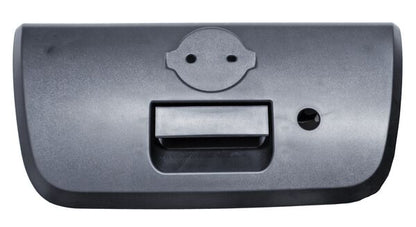MANIJA SIN EMBLEMA CON HOYO NEGRA PLÁSTICO NISSAN TAPA CAJA FRONTIER 2001-2004 COMPLETA P / LLAVE 346U TYG