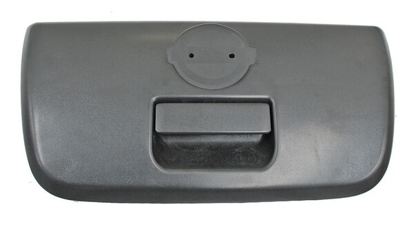 MANIJA SIN EMBLEMA SIN HOYO NEGRA PLÁSTICO NISSAN TAPA CAJA FRONTIER 2001-2004 COMPLETA P / LLAVE 346 TYG