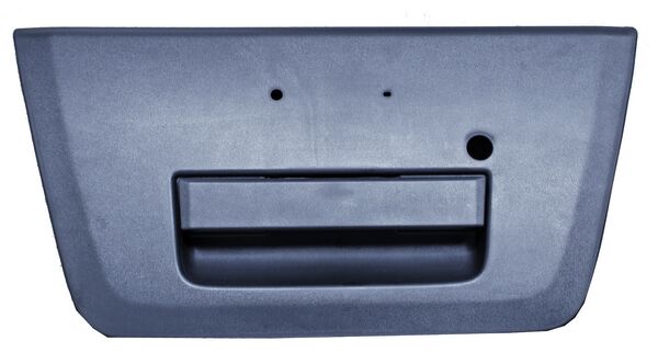MANIJA SIN EMBLEMA CON HOYO NEGRA PLÁSTICO NISSAN TAPA CAJA FRONTIER 2005-2015 COMPLETA P / LLAVE TYG