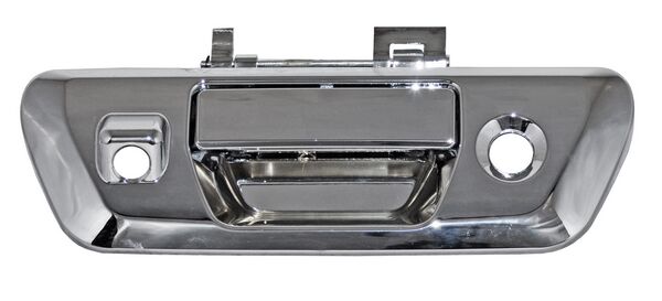 MANIJA CON HOYO PARA CÁMARA CROMADA NISSAN TAPA CAJA NISSAN PICKUP NP-300 / FRONTIER 2016-2025 TYG