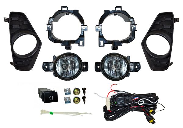 FARO DE NIEBLA NISSAN PICKUP NP-300 / FRONTIER 2021-2022 REDONDO C / PARRILLA JGO 352 TYG