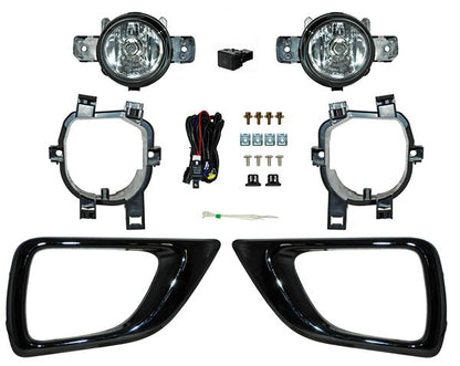 FARO DE NIEBLA NISSAN PICKUP NP-300 / FRONTIER 2016-2020 C / BISEL NEGRO JGO 352 TYG