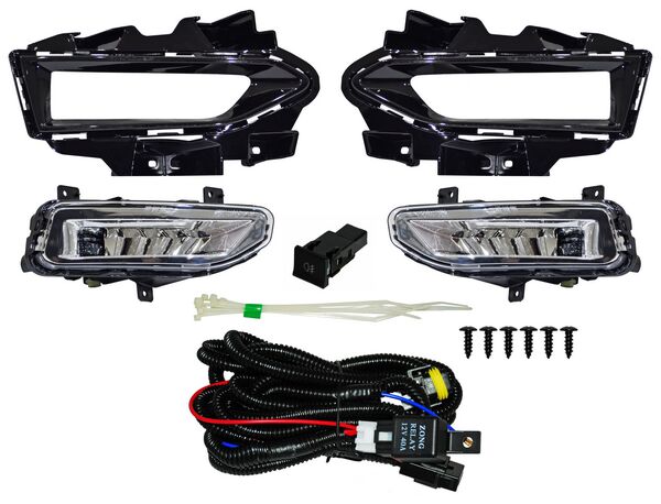 FARO DE NIEBLA NISSAN VERSA 2023-2025 C / REJILLA LED JGO 352 TYG