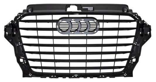 PARRILLA CON MOLDURA NEGRA NEGRA AUDI A3 2015-2019 TYG