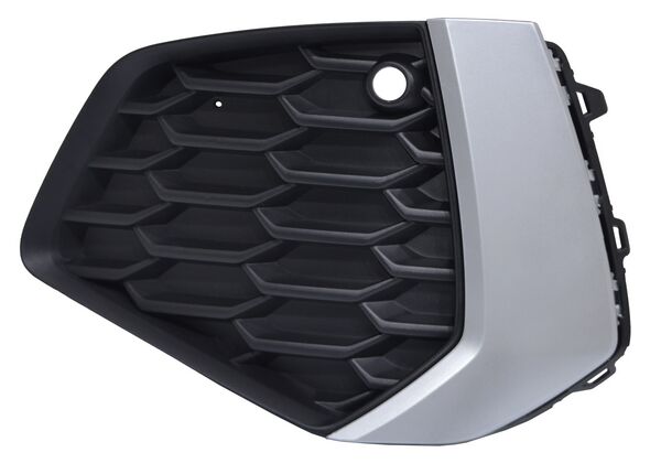 REJILLA IZQUIERDO CON HOYO PARA SENSOR SIN FARO DE NIEBLA PLATA S-LINE AUDI A3 2022-2024 FILO TYG