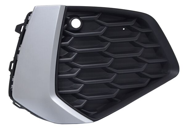 REJILLA DERECHO CON HOYO PARA SENSOR SIN FARO DE NIEBLA PLATA S-LINE AUDI A3 2022-2024 FILO TYG