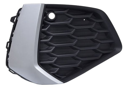 REJILLA DERECHO CON HOYO PARA SENSOR SIN FARO DE NIEBLA PLATA S-LINE AUDI A3 2022-2024 FILO TYG