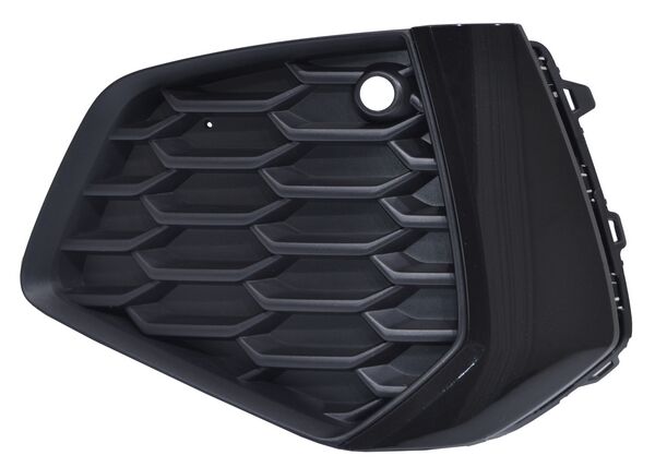 REJILLA IZQUIERDO CON HOYO PARA SENSOR SIN FARO DE NIEBLA FILO NEGRO S-LINE AUDI A3 2022-2024 TYG