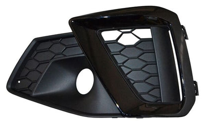 REJILLA IZQUIERDO PARA FARO DE NIEBLA NEGRA AUDI A4 S LINE 2020-2021 TYG
