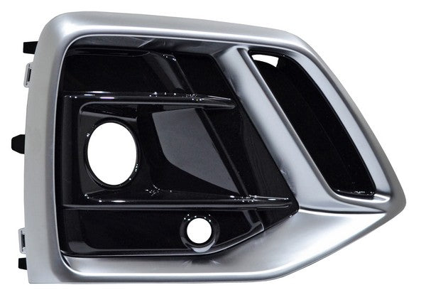 REJILLA DERECHO CON HOYO PARA SENSOR PARA FARO DE NIEBLA AUDI Q5 2021-2024 C / MOLD SATIN LISA TYG