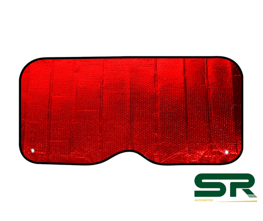 PARASOL DE ALUMINIO 130X60 ROJO