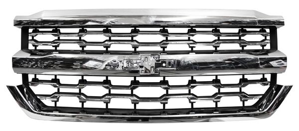 PARRILLA CROMADA CHEVROLET CHEV PU 2016-2018 SILVERADO PANAL TYG