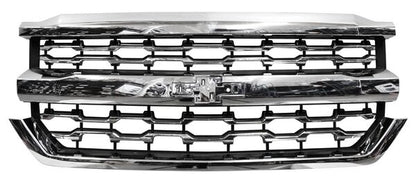 PARRILLA CROMADA CHEVROLET CHEV PU 2016-2018 SILVERADO PANAL TYG