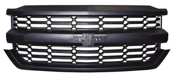 PARRILLA NEGRA CHEVROLET CHEV PU 2016-2018 SILVERADO ROMBOS TYG