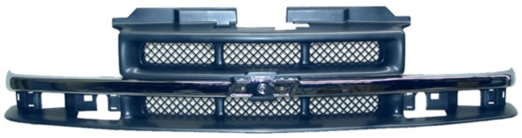 PARRILLA CROMADA CHEVROLET S10 1998-2004 ALD263 TYG