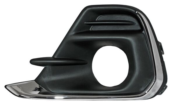 REJILLA IZQUIERDO PARA FARO DE NIEBLA CROMADA CHEVROLET SPARK 2016-2018 LINEA NUEVA C / MOLD TLD. 352 TYG
