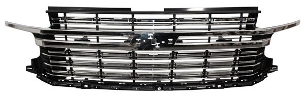 PARRILLA CROMADA CHEVROLET SUBURBAN / TAHOE 2021-2024 LINEAS S TYG