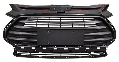 PARRILLA NEGRA CHEVROLET TRACKER 2021-2025 C / PORTAPLACA TYG