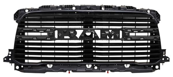 PARRILLA CON MOLDURA NEGRA NEGRA DODGE PU 2019-2024 RAM 2500 / 3500 LINEAS TYG