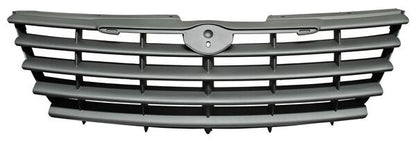 PARRILLA SIN MOLDURA CROMADA NEGRA DODGE TOWN & COUNTRY 2005-2007 / VOYAGER 2005-2008 CORTA TYG