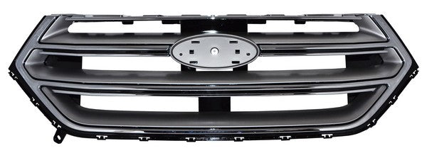 PARRILLA SIN HOYO PARA CÁMARA CROMADA GRIS FORD EDGE 2015-2018 F TYG