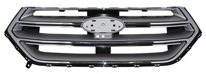 PARRILLA CON HOYO PARA CÁMARA CROMADA GRIS FORD EDGE 2015-2018 F TYG