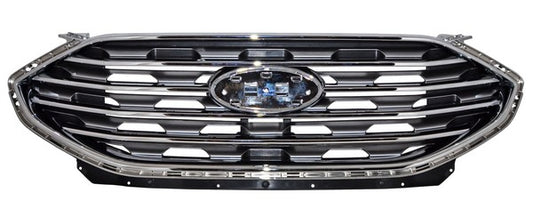 PARRILLA SIN HOYO PARA CÁMARA CON MOLDURA CROMADA FORD EDGE 2019-2024 Q10 TYG