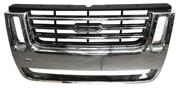 PARRILLA VERSIÓN USA NEGRA FORD EXPLORER 2006-2010 EDDIE BAUER C / CROMO TYG