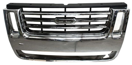 PARRILLA VERSIÓN USA NEGRA FORD EXPLORER 2006-2010 EDDIE BAUER C / CROMO TYG