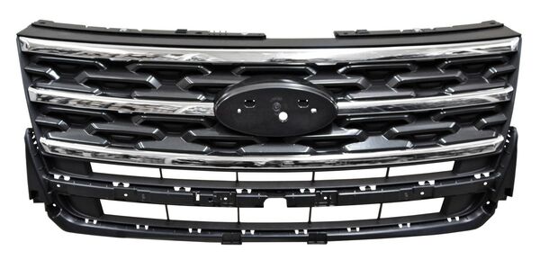 PARRILLA CON MOLDURA CROMADA GRIS FORD EXPLORER 2018-2019 OBSCURO TYG
