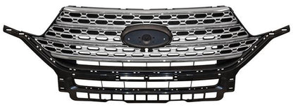 PARRILLA CON MOLDURA CROMADA PLATA FORD EXPLORER 2020-2023 RVR TYG