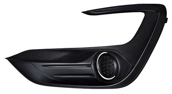REJILLA IZQUIERDO SIN FARO DE NIEBLA FILO NEGRO FORD FIGO 2019-2021 P / FARO Y TYG
