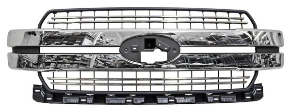 PARRILLA CON MOLDURA CROMADA NEGRA FORD PU 2018-2020 G15 TYG