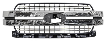 PARRILLA CON MOLDURA CROMADA NEGRA FORD PU 2018-2020 G15 TYG