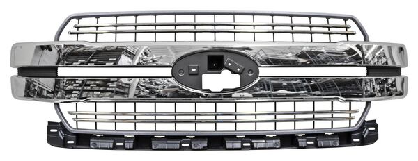 PARRILLA CON MOLDURA CROMADA PLATA FORD PU 2018-2020 G15 TYG