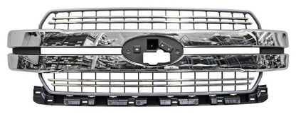 PARRILLA CON MOLDURA CROMADA PLATA FORD PU 2018-2020 G15 TYG