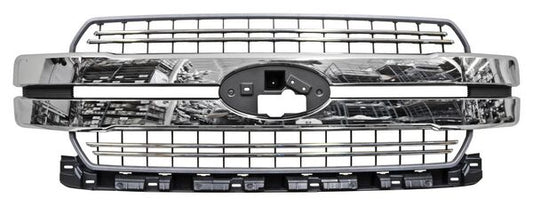 PARRILLA CON MOLDURA CROMADA PLATA FORD PU 2018-2020 G15 TYG