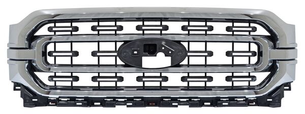 PARRILLA CON MOLDURA CENTRAL CON MOLDURA CROMADA CROMADA FORD PU 2021-2023 TYG