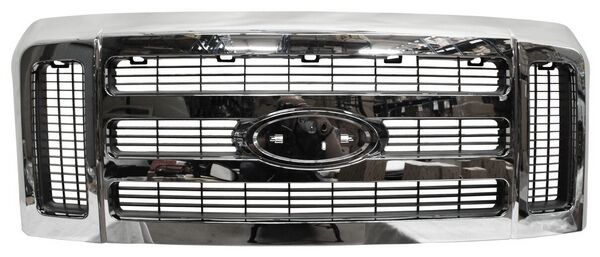 PARRILLA VERSIÓN USA CROMADA FORD SUPER DUTY 2008-2010 S / LETRAS COMPLETA ALD74 DMV TYG