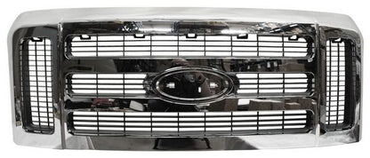PARRILLA VERSIÓN USA CROMADA FORD SUPER DUTY 2008-2010 S / LETRAS COMPLETA ALD74 DMV TYG