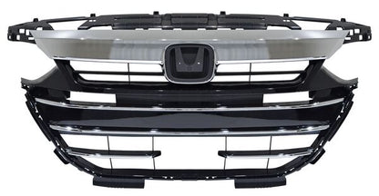 PARRILLA SIN HOYO PARA SENSOR CON MOLDURA CROMADA SUPERIOR INFERIOR HONDA ACCORD 2021-2022 TYG