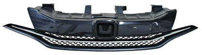 PARRILLA CON MOLDURA CROMADA HONDA CIVIC 2014-2015 2P TYG