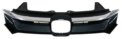 PARRILLA CON MOLDURA CROMADA SUPERIOR NEGRA HONDA CR-V 2015-2016 TYG