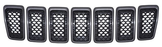 PARRILLA CON MOLDURA GRIS JEEP CHEROKEE 2019-2020 JGO 7 PZAS TYG